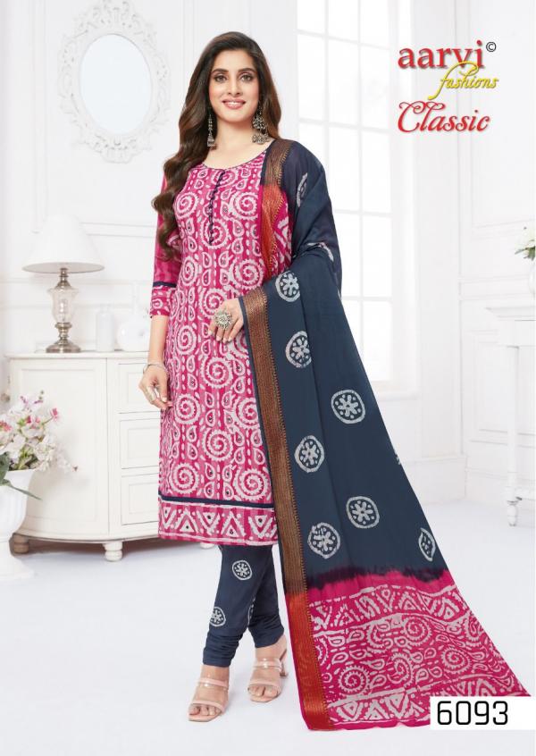 Aarvi Classic Vol-2 Cambric Cotton Wax Embroidery Designer Dress Material 